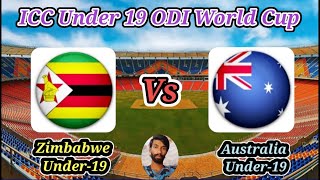 Zimbabwe Under19s v Australia Under19s  16th Match Group C  ICC Under 19 World Cup [upl. by Renny]