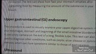 Gastroparesis slow digestion [upl. by Dnartreb]