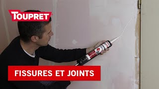 COMMENT RÉPARER UNE FISSURE EN INTÉRIEUR  TUTO STOPPER FISSURES [upl. by Enyrb]