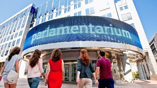 Parlamentarium Exploring the European Parliament in Brussels [upl. by Ydoc]