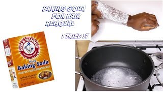 USE BAKING SODA FOR HAIR REMOVAL itriedit [upl. by Lambrecht]