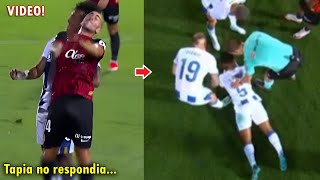 RENATO TAPIA con CONMOCION CEREBRAL con LEGANES LESION HOY [upl. by Ahsito136]