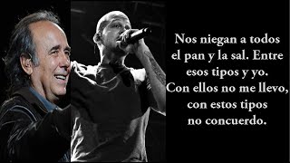 Joan Manuel Serrat Ft Calle 13  Algo Personal con Letra [upl. by Yamauchi]