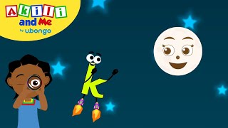 Learn Letter K  The Alphabet with Akili  Cartoons for Preschoolers [upl. by Trilbee]