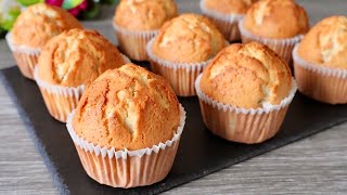 Easy plain vanilla muffin recipe Super soft and fluffy Easy Baking [upl. by Khanna]