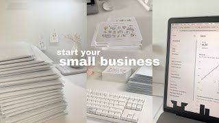 how to start a SUCCESSFUL small business in 2024 🌷📦 the ULTIMATE guide advice everything i learned [upl. by Vladimir317]