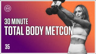 30 MIN Total Body METCON Workout  HR12WEEK EXPRESS  Day 35 [upl. by Aitselec547]