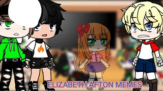 MCYTs react to Afton family memesPart 24Tw BloodMy AUNR21gachaCredits to the meme owners [upl. by Norina]