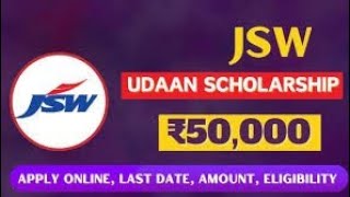 JSW FOUNDATION SCHOLARSHIP FOR B TECH STUDENTS SCHOLARSHIPBTECHSCHOLARSHIP [upl. by Avik]