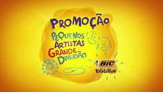 Promoção BIC Evolution Pequenos Artistas Grande Diversão [upl. by Vorster]