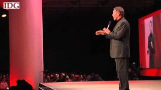 Oracle OpenWorld 2012 CEO Larry Ellison on two of his keynote announcements [upl. by Zwiebel]