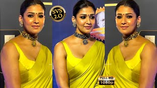 Nayanthara Stuns in Yellow Saree at Film Festival Awards  nayanthara [upl. by Hump]