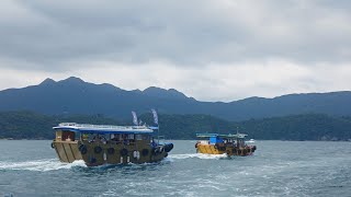 Sailing ⛵️ from Half Moon 🌙 Bay Beach ⛱️ to Saikung Pier  Hong Kong 🇭🇰 [upl. by Akemhs]