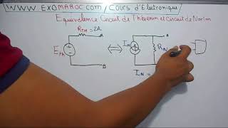 Ep 22 circuit  Equivalence Circuit de Thévenin et Circuit de Norton [upl. by Ramyar]