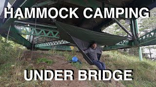 Hammock Camping Under Bridge [upl. by Ybok]