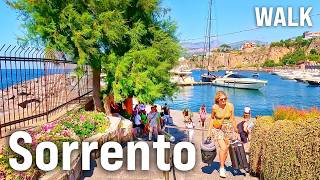 SORRENTO Walking Tour 2024  Italy Immersive Video with Captions 4K60fps [upl. by Gib]