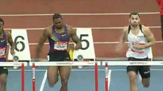 Sparkassen Cup Stuttgar 60mh men David Oliver 737s [upl. by Bergin]