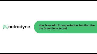 How Aim Transportation Solutions Uses the GreenZone Score to Engage Drivers [upl. by Hazel309]