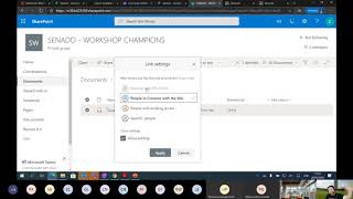 Sharepoint Como compartilhar arquivos no sharepoint [upl. by Ahsienor]