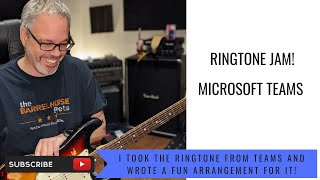 Microsoft Teams Ringtone Guitar Remix [upl. by Garrard]