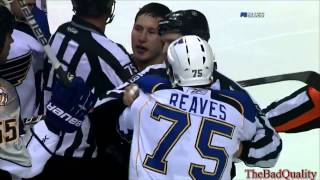 Tootoo with fast punch on Reaves [upl. by Haet]