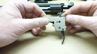 Howa 1500 HACT Trigger Job reducing the trigger pull weight [upl. by Rehotsirhc301]