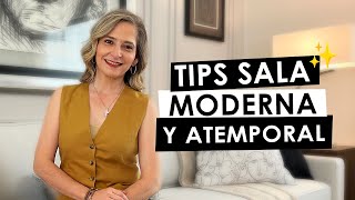 🔥TIPS SALA MODERNA Y ATEMPORAL✨🔥 [upl. by Casanova32]