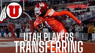 Utah Players Transferring Out [upl. by Eilla613]