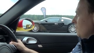 DRAG RACE Veyron vs 9ff  Hypercar v Supercar [upl. by Annekim417]