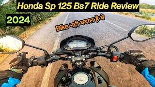 New Honda SP 125 2024 Model Ride Review New Price Mileage Service Full Review  New Changes [upl. by Roselia105]