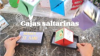 Como hacer CAJAS SALTARINAS 🎉🎊 SORPRENDE A LOS QUE MAS QUIERAS 🎲😍 [upl. by Laersi694]