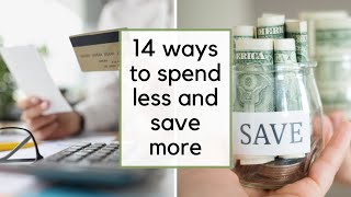 14 Financial Hacks and Mindset Shifts to Spend Less and Save More [upl. by Heymann720]