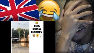 AMERICAN FIRST REACTION TO LONDON MADNESS UK COMPILATION 2018 [upl. by Anelaf79]