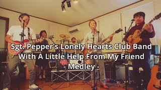 Sgt Pepper’s Lonely Hearts Club Band  With A Little Help From My Friends covered by The Jeatles [upl. by Oniskey]