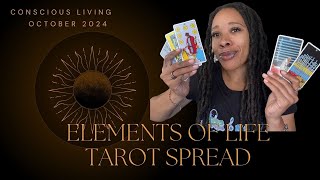 Unveiling New Paths Elements of Life Tarot Spread for the New Moon Solar Eclipse in Libra [upl. by Eissirhc]