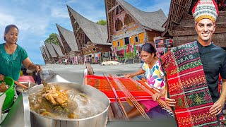 LAKE TOBA food tour like NO OTHER Indonesian street food in SAMOSIR Indonesia [upl. by Hoban293]