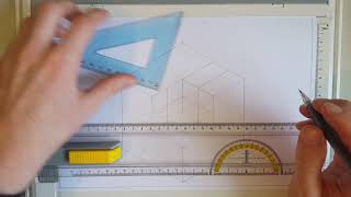 Würfelgrafik Geometrisches Zeichnen 3 Klasse [upl. by Kingsley777]