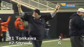 2009 Oklahoma Class quotAquot Football State Final  Tonkawa vs Stroud [upl. by Giess362]