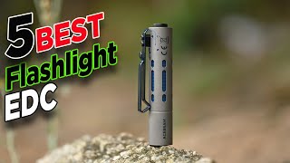 EDC Flashlight Review 🏆 Top 5 Best EDC Flashlight Rechargeable [upl. by Alyn]