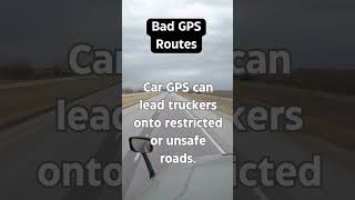 Ask A Trucker  Bad GPS Routing cdldriver truckdrivers thehelpfultrucker trucker truckertalk [upl. by Girardi482]