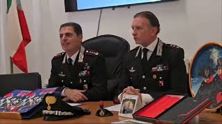 A Potenza presentato il calendario storico dei Carabinieri 2025 [upl. by Narud]