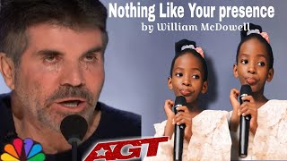 Simon cries when he heard extraordinary voice singing quotNothing like your presencequotby WilliamAGT2024 [upl. by Aseneg]