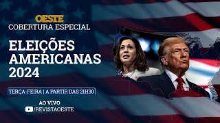 COBERTURA ESPECIAL OESTE  ELEIÇÕES AMERICANAS 2024 DONALD TRUMP X KAMALA HARRIS  05112024 [upl. by Bradleigh]