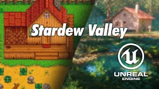 Stardew valley Farm in Unreal Engine 5 [upl. by Rhianna]