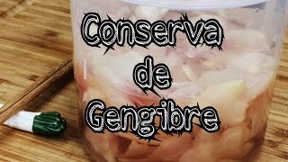 PASSO A PASSO da conserva de gengibre japonesa gari [upl. by Connors]