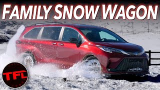 Is The 2022 Toyota Sienna The ULTIMATE SnowReady Family Mover Heres Your Answer [upl. by Atiluap]