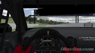 iRacing Canadian Tire Motorsports Park Audi RS3 LMS TCR Track Guide Hotlap  Telemetry [upl. by Yreneh]