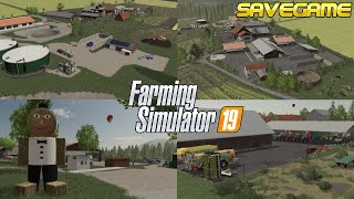 Savegame Geiselsberg ðŸšœðŸ’¨  FS19 [upl. by Etnod]