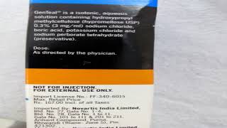 genteal eye drops full review in hindi [upl. by Giess243]