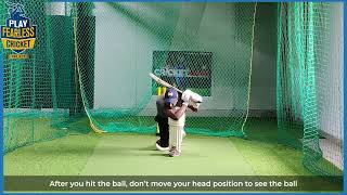 How to play sweep shot  fearlesscricket cricket santhoshgopi [upl. by Hertha823]